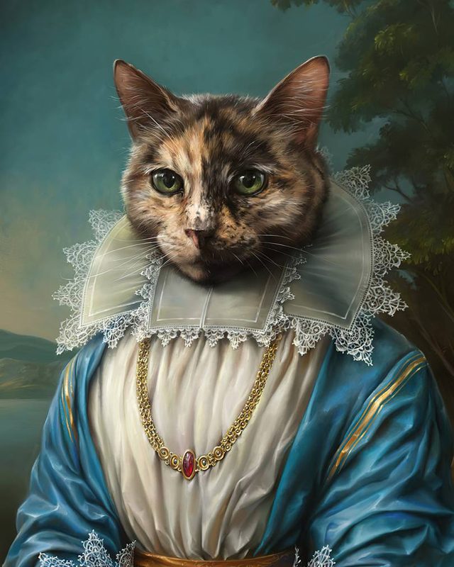 Portret ljubimca u kostimu Grofica