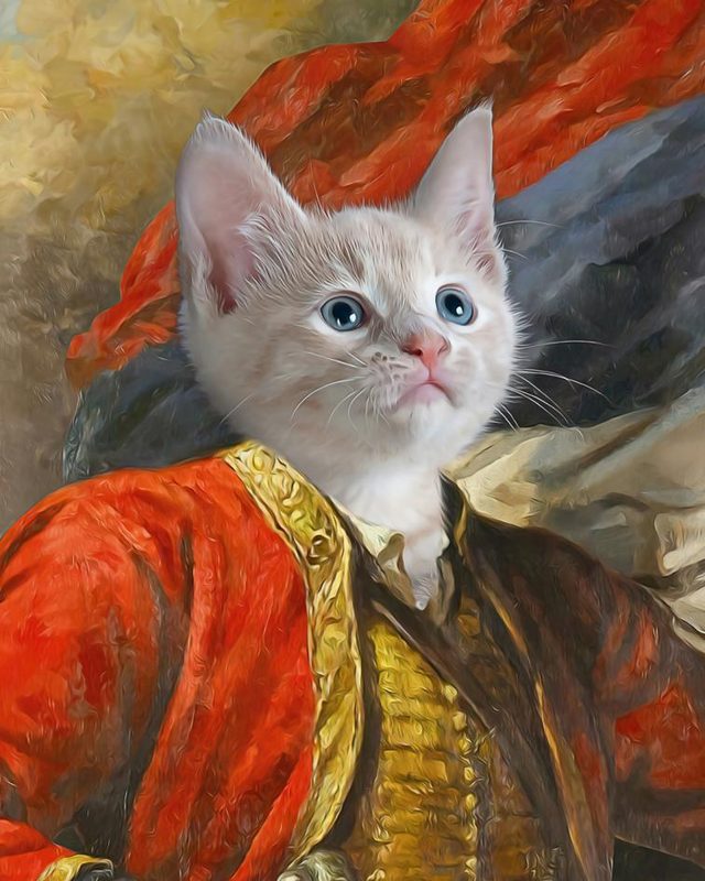 Portret ljubimca u kostimu Knez Miloš Obrenović