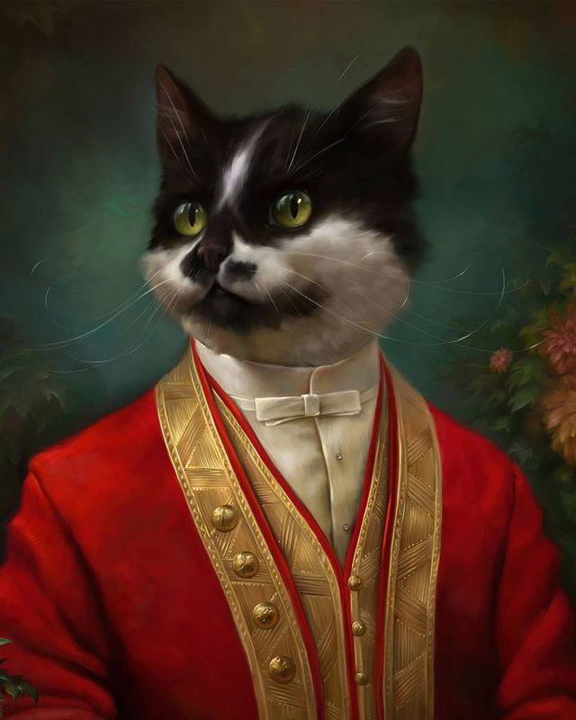 Portret ljubimca u kostimu Vezir