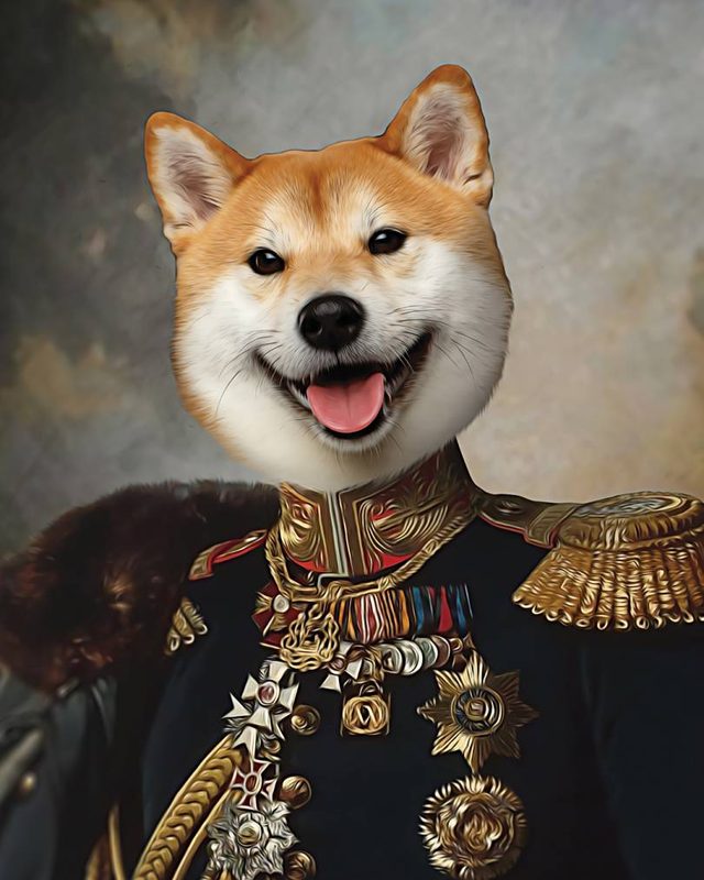 Portret ljubimca u kostimu Vojskovođa